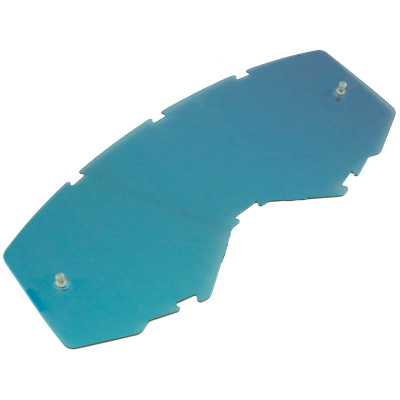 Стекло очков FLY RACING синее/зеркальное с штифтами (детское) (синий/зеркальный, , 140126-604-4213)