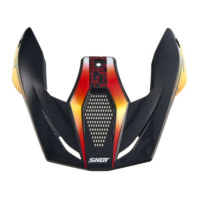 Козырек для шлема SHOT FURIOUS ELECTRON (черный/оранжевый глянцевый, , 2500558-607-3478)