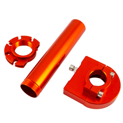 Ручка газа в сборе алюминиевая CNC (оранжевый, , 020344-121-7547)