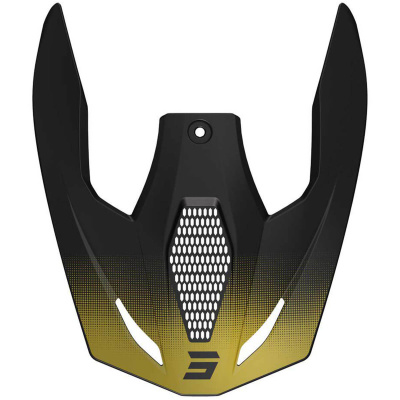 Козырек для шлема SHOT RACE DRAW (черный/золотой матовый, , 2500558-607-3282)