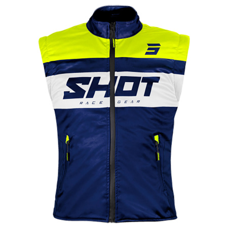 Жилет SHOT BODYWARMER LITE (Hi-Vis желтый/синий/белый, 3XL, A08-15A1-A05-13)