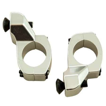 Комплект крепежа для рулей 28 мм (1-1/8) CYCRA CRM (серебристый, , 0402-123-8848)