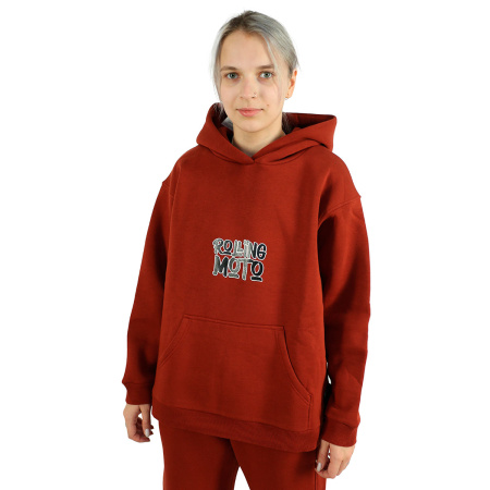 Худи ROLLING MOTO A'22 женская (красный, M, 6430474-815-3132)