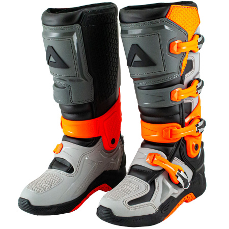 Мотоботы кроссовые ATAKI MX-003G (серый/оранжевый, 39, 1560404-872-6706)