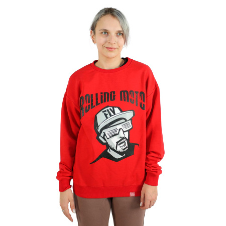 Свитшот ROLLING MOTO (красный, XL, 6430474-815-8338)
