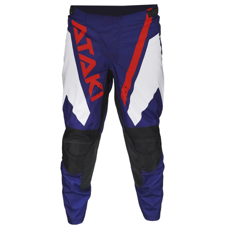 Брюки для мотокросса ATAKI Impact (синий/белый, S, 6430427-714-9589)