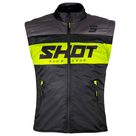 Жилет SHOT BODYWARMER LITE (черный/Hi-Vis желтый, M, A08-15A1-A01-09)