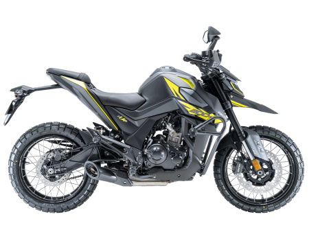 Мотоцикл ZONTES ZT200-U1 (4T ZT163ML EFI) 17/17 ПТС (серебряный/желтый, без упаковки, 1560537-796-7135)