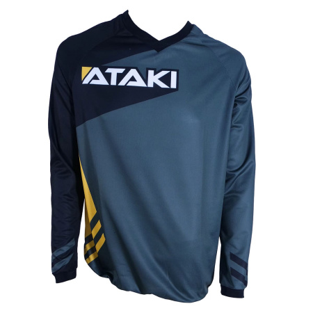 Джерси ATAKI Rampage (серый/жёлтый, XS, 110352-949-3082)